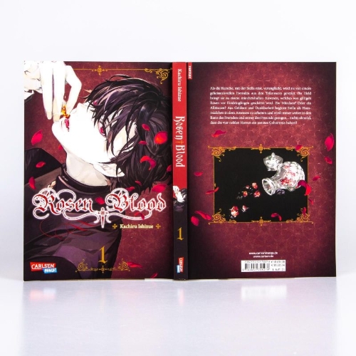 Buchcover und Innenansicht für das Buch: Rosen Blood
