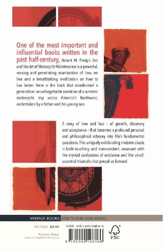 Buchcover und Innenansicht für das Buch: Zen And The Art Of Motorcycle Maintenance