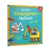 Buchcover und Innenansicht für das Buch: Ausmalbilder für Kita-Kinder: Das dicke Kindergarten-Malbuch: Fahrzeuge