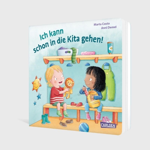 Buchcover und Innenansicht für das Buch: Ich kann schon in die Kita gehen!