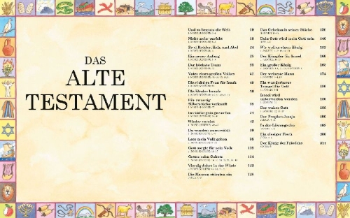 Buchcover und Innenansicht für das Buch: Meine erste Kinderbibel ab 4 Jahren