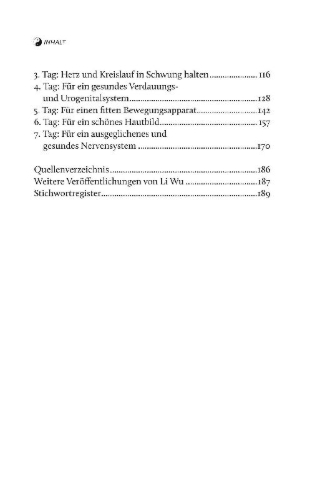 Buchcover und Innenansicht für das Buch: TCM für jeden Tag. Entspannt und gesund durch die Woche