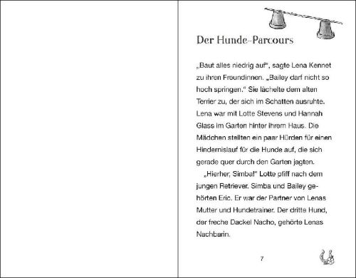 Buchcover und Innenansicht für das Buch: Ponyhof Apfelblüte (Band 23) - Lotte gibt nicht auf