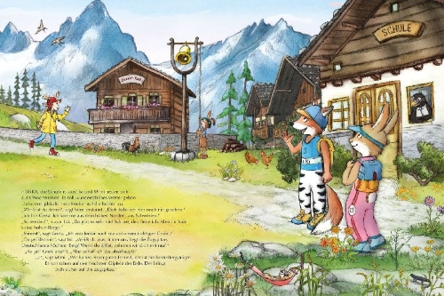 Buchcover und Innenansicht für das Buch: Ixi und die Gipfelstürmer