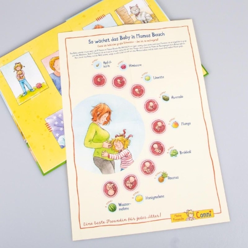 Buchcover und Innenansicht für das Buch: Conni-Bilderbücher: Conni und das neue Baby (Neuausgabe)