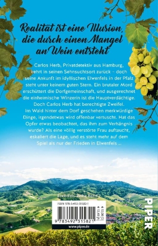 Buchcover und Innenansicht für das Buch: Winzerfluch