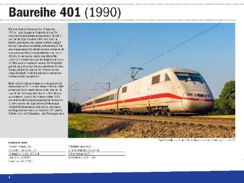 Buchcover und Innenansicht für das Buch: ICE & Co Das Eisenbahn-Malbuch