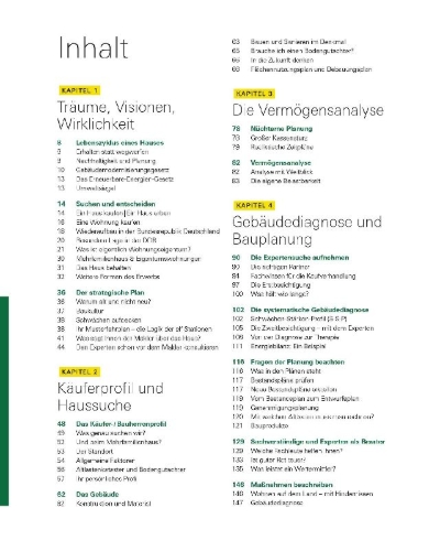 Buchcover und Innenansicht für das Buch: Handbuch Hauskauf