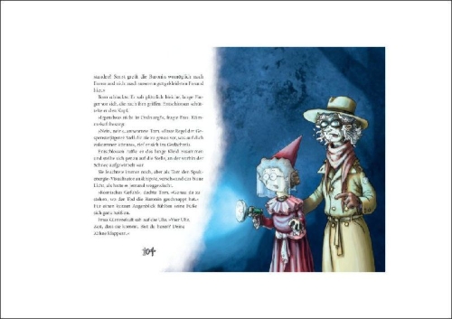 Buchcover und Innenansicht für das Buch: Gespensterjäger in der Gruselburg
