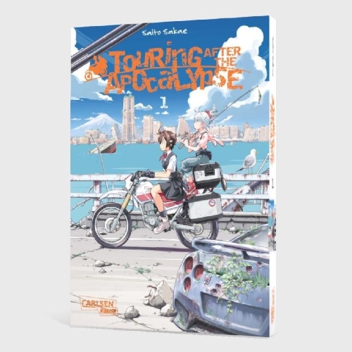 Buchcover und Innenansicht für das Buch: Shuumatsu Touring