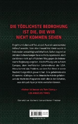 Buchcover und Innenansicht für das Buch: Code of Honor