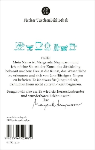 Buchcover und Innenansicht für das Buch: The Gentle Art of Swedish Death Cleaning