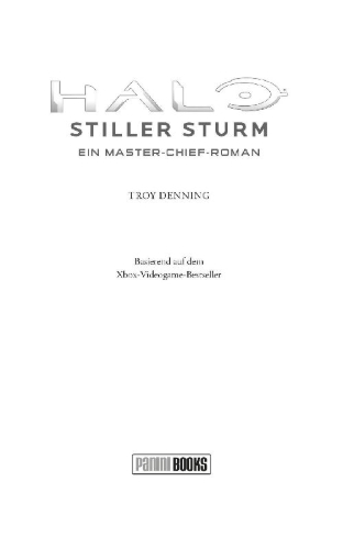 Buchcover und Innenansicht für das Buch: Halo: Silent Storm - A Master Chief Story