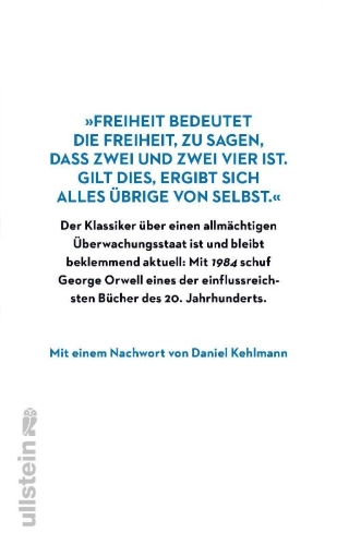 Buchcover und Innenansicht für das Buch: 1984
