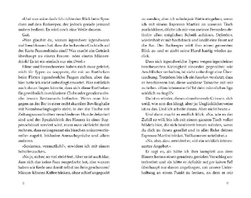 Buchcover und Innenansicht für das Buch: Never ever getting back together