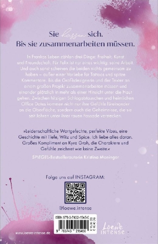 Buchcover und Innenansicht für das Buch: Farbenrauschen (Sweet Lemon Agency, Band 2)