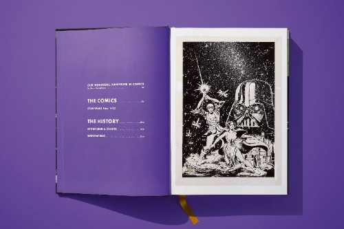 Buchcover und Innenansicht für das Buch: Star Wars Comics Library Vol. 1