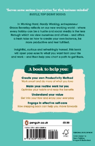 Buchcover und Innenansicht für das Buch: Working Hard, Hardly Working