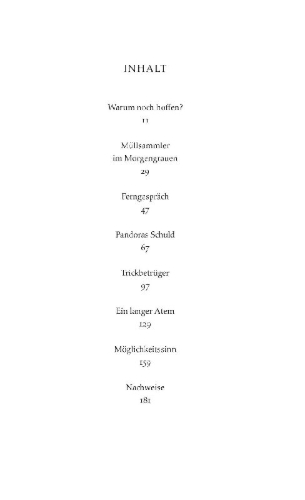 Buchcover und Innenansicht für das Buch: Hoffnung