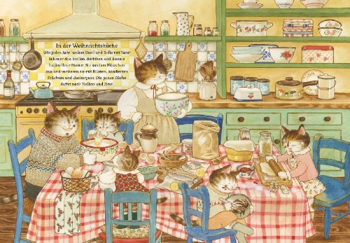Buchcover und Innenansicht für das Buch: Weihnachten bei Familie Schnurr