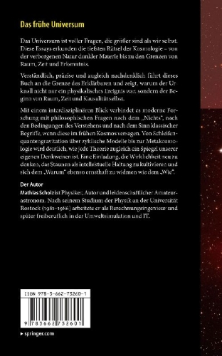 Buchcover und Innenansicht für das Buch: Das frühe Universum