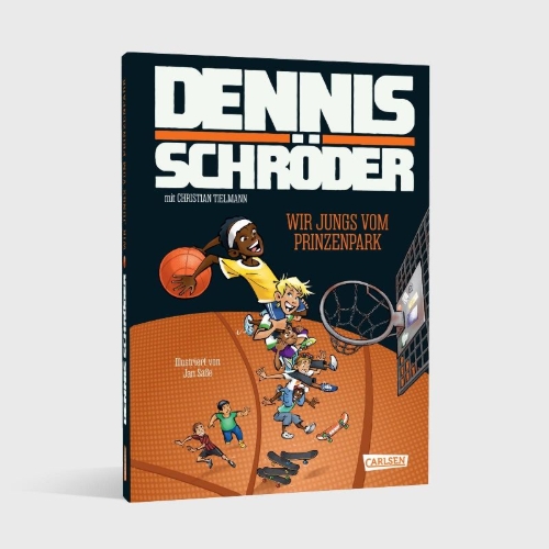Buchcover und Innenansicht für das Buch: Wir Jungs vom Prinzenpark