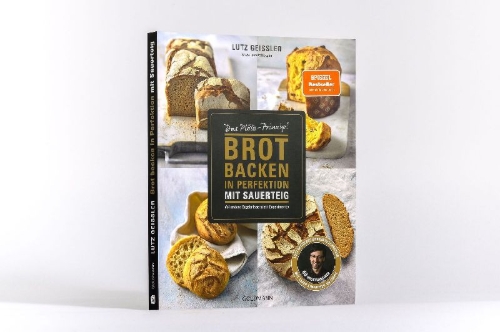 Buchcover und Innenansicht für das Buch: Brot backen in Perfektion mit Sauerteig