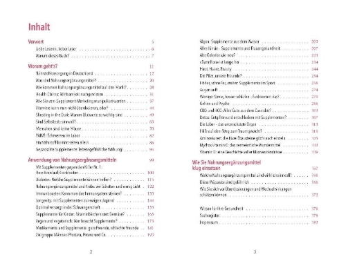 Buchcover und Innenansicht für das Buch: Der Nährstoff-Kompass