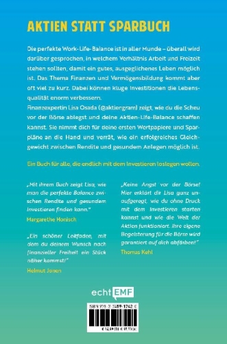 Buchcover und Innenansicht für das Buch: Aktien-Life-Balance