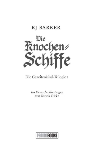 Buchcover und Innenansicht für das Buch: The Bone Ship - The Tide Child Trilogy Book 1