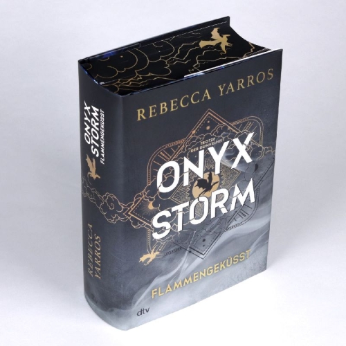 Buchcover und Innenansicht für das Buch: Onyx Storm (The Empyrean #3)