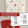 Buchcover und Innenansicht für das Buch: Flower Knitting. 100 Cute Flower and Fruit Motifs