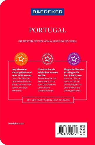Buchcover und Innenansicht für das Buch: Baedeker Reiseführer Portugal