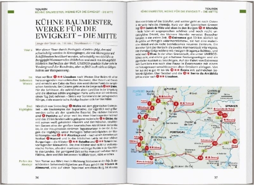 Buchcover und Innenansicht für das Buch: Baedeker Reiseführer Portugal