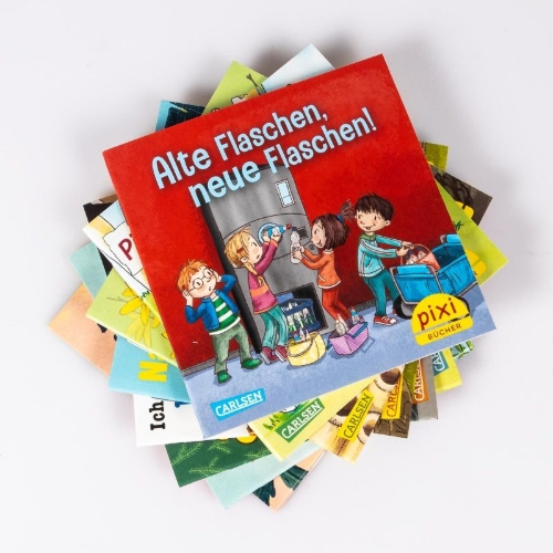 Buchcover und Innenansicht für das Buch: Pixi-8er-Set 299: Pixi setzt sich für die Umwelt ein (8x1 Exemplar)