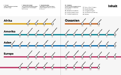 Buchcover und Innenansicht für das Buch: Transit Maps