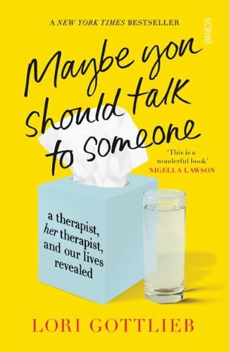 Buchcover und Innenansicht für das Buch: Maybe You Should Talk to Someone