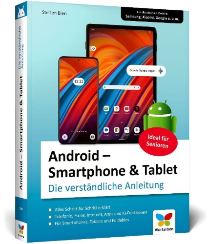 Buchcover und Innenansicht für das Buch: Android - Smartphone & Tablet