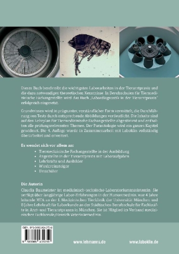 Buchcover und Innenansicht für das Buch: Labordiagnostik in der Tierarztpraxis
