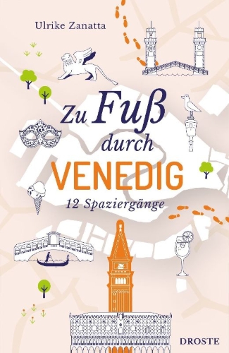 Buchcover und Innenansicht für das Buch: Zu Fuß durch Venedig