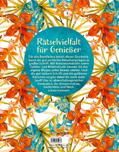 Buchcover und Innenansicht für das Buch: Rätselmix - 400 Rätsel in großer Schrift  - Geschenkedition