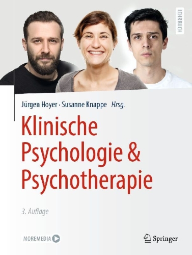 Buchcover und Innenansicht für das Buch: Klinische Psychologie & Psychotherapie
