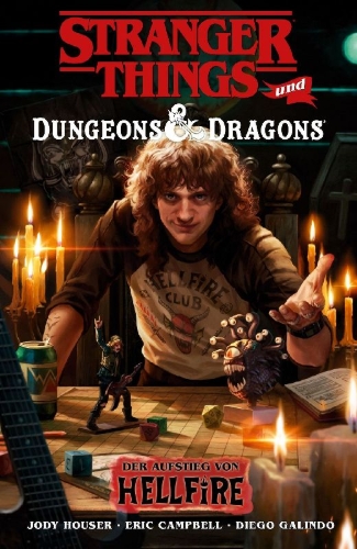 Buchcover und Innenansicht für das Buch: Stranger Things and Dungeons & Dragons: The Rise of Hellfire #1-#4