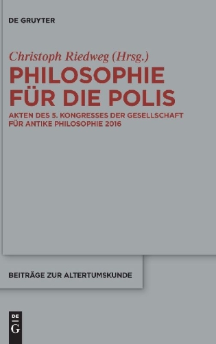 Buchcover und Innenansicht für das Buch: Philosophie für die Polis