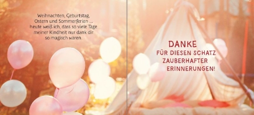 Buchcover und Innenansicht für das Buch: Für die beste Mama der Welt