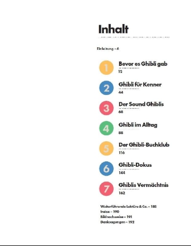 Buchcover und Innenansicht für das Buch: Ghibliverse