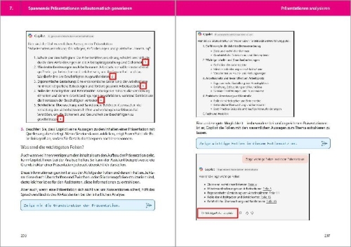 Buchcover und Innenansicht für das Buch: KI mit Office und Microsoft 365 - Das Praxisbuch