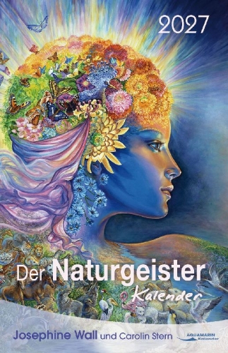 Buchcover und Innenansicht für das Buch: Der Naturgeister-Kalender 2027