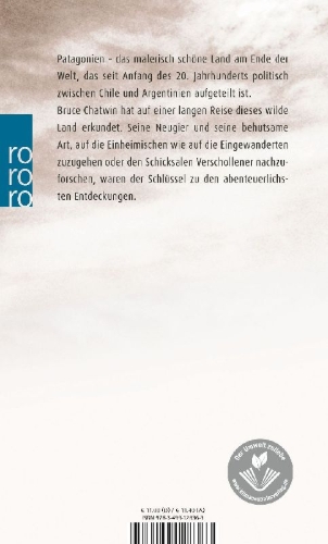 Buchcover und Innenansicht für das Buch: In Patagonien