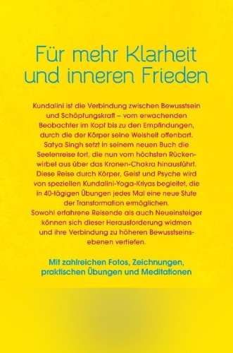 Buchcover und Innenansicht für das Buch: Kundalini Yoga für Kopf und Psyche